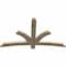 Ekena Millwork Davenport Rough Sawn Timber Gable Bracket, Douglas Fir, 60"W x 35"H x 2"D x 4"F, 14/12 Pitch GBW060X35X0204DAV00RDF - alternate 5